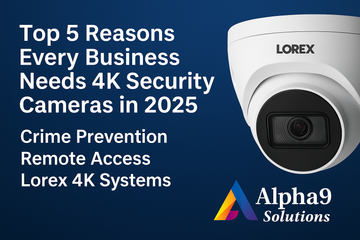 Top 5 Reasons Every Business Needs 4K Security Cameras in 2025