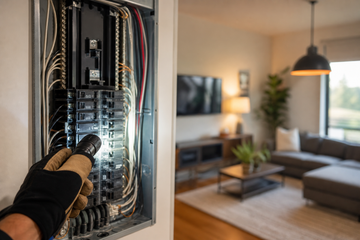 What residential electrical safety risks should you check?