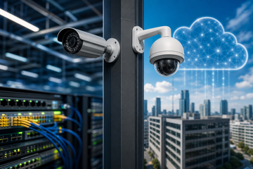 PoE vs Cloud: commercial security camera systems compared