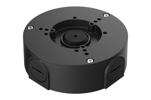 Outdoor Round Junction Box for 3 Screw Base Cameras (Metal)