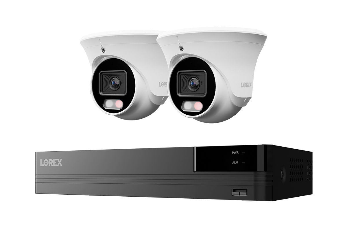 U Series 8-Channel NVR System with U3 2K+ Turret Camera
