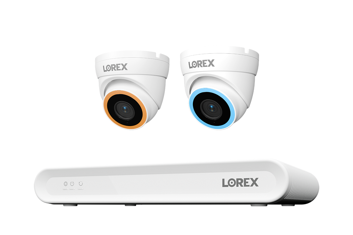 V Series 8-Channel NVR System with V5 Turret Camera