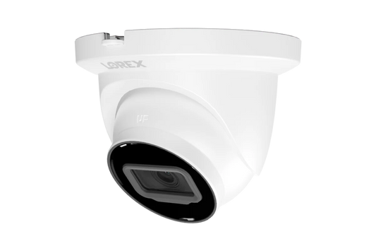 Lorex A4 - 2K (4MP) IP Wired Turret Security Camera, Listen-In Audio, Smart Motion Detection